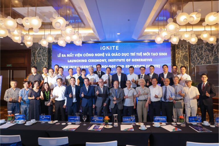 Lễ ra mắt Viện Công nghệ và Giáo dục Trí Tuệ Mới tạo  sinh (IGNITE)