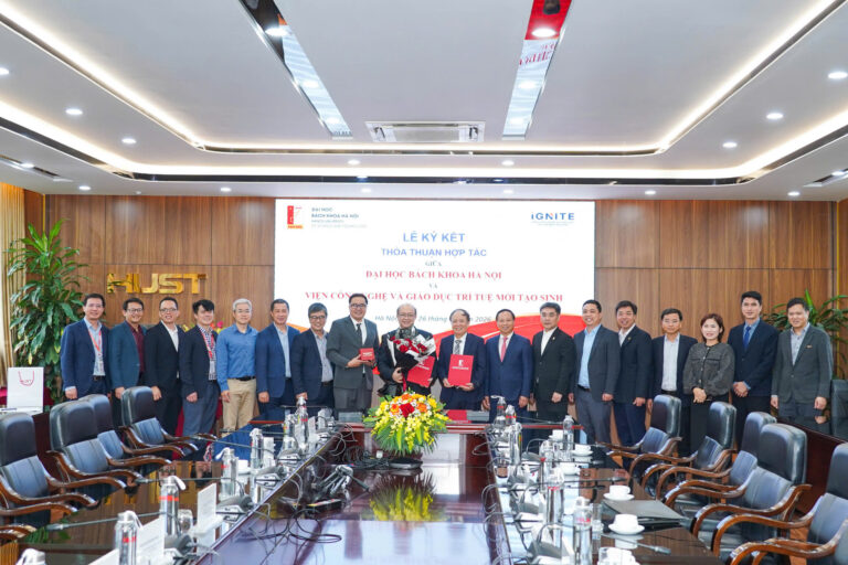 LỄ KÝ KẾT THỎA THUẬN HỢP TÁC GIỮA VIỆN IGNITE VÀ ĐẠI HỌC BÁCH KHOA HÀ NỘI